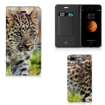 Apple iPhone 7 Plus | 8 Plus | Hoesje maken | Baby Luipaard