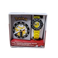Pokemon Time Teacher Horloge Geel/Zwart Pokemon Time Teacher Horloge Geel/Zwart