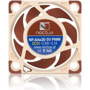 Noctua NF-A4X20 5V hardwarekoeling Computer behuizing Ventilator 4 cm Beige, Bruin