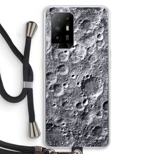 Maanlandschap: Oppo A95 5G Transparant Hoesje met koord