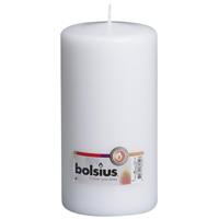 Bolsius stompkaars 10x20 cm wit