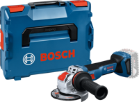 Bosch Blauw GWX 18V-11 S Accu haakse slijper | Solo in L-Boxx | Zonder Accu en Lader - 06019N4200