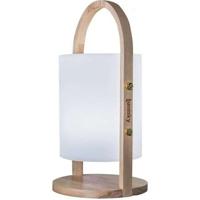 LUMISKY Woody LED draadloze lantaarn - H 37 cm - Wit