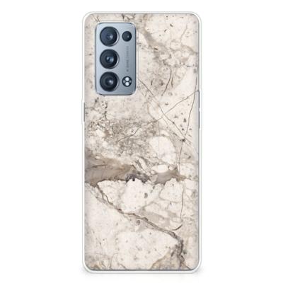 OPPO Reno 6 Pro Plus 5G | TPU | Siliconen hoesje | Marmer Beige