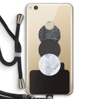 Marmeren cirkels: Huawei Ascend P8 Lite (2017) Transparant Hoesje met koord