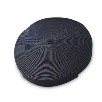 Savio Kabel Organiser, Tape, Klittenband, Zwart, 10m OC-01/B 1 st.