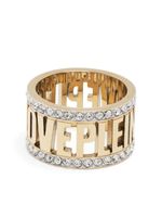 Philipp Plein bague à logo - Or - thumbnail