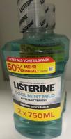 Listerine Listerine Cool Mint Mild 2x750ml