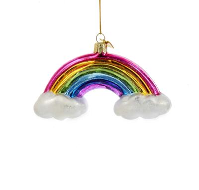 Ornament glas regenboog l12cm - Kurt s adler