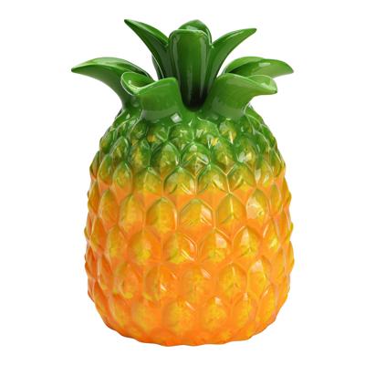 Vaas Ananas van keramiek, geel (B/H/D) 15x21x15cm