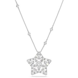 Swarovski 5639024 Ketting Stella Ster zilverkleurig-wit 75 cm