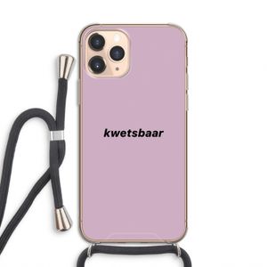 kwetsbaar: iPhone 11 Pro Transparant Hoesje met koord