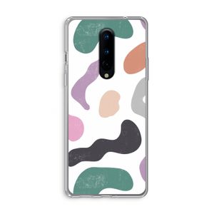 Memphis Shapes: OnePlus 8 Transparant Hoesje