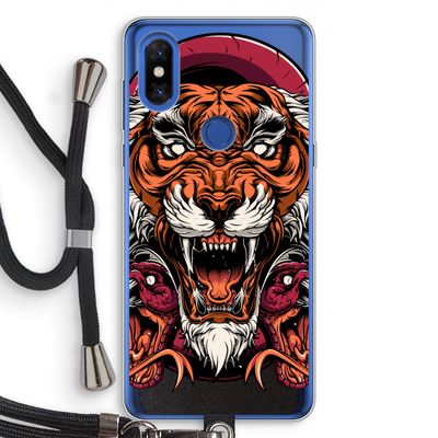 Tiger and Rattlesnakes: Xiaomi Mi Mix 3 Transparant Hoesje met koord
