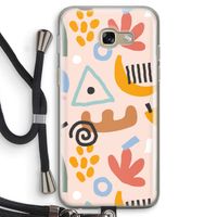 Abstract: Samsung Galaxy A5 (2017) Transparant Hoesje met koord