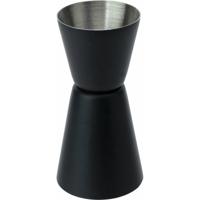 Drank/cocktail barmaatje - maatbeker - jigger maatschenker - RVS - 15/30 ml - Zwart Drank/cocktail barmaatje - maatbeker - jigger maatschenker - RVS - 15/30 ml - Zwart