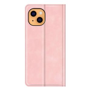 Casecentive Magnetische Leren Wallet iPhone 14 Pro roze - 8720153795296