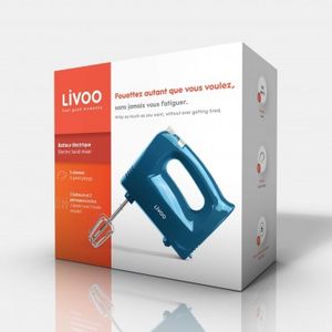 Livoo DOP162B mixer Handmixer 200 W Blauw