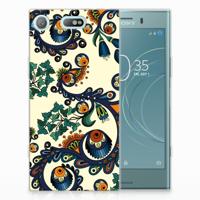 Siliconen Hoesje Sony Xperia XZ1 Compact Barok Flower