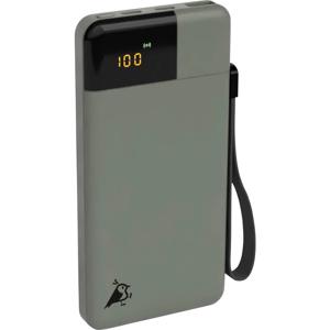 Aqiila Powerbird B10M Powerbank 10000 mAh LiPo USB-A, USB-C Mosgroen