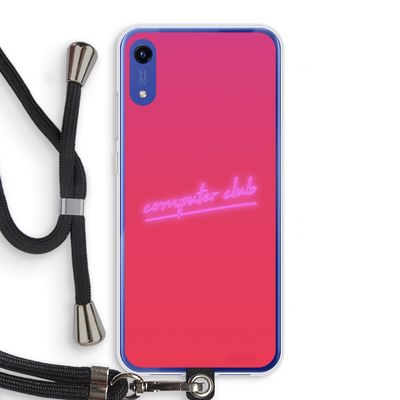 Vice Glow: Honor Play 8A Transparant Hoesje met koord