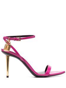 TOM FORD sandales Naked 95 mm à détail de cadenas - Rose