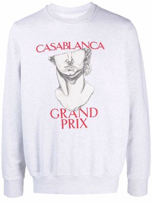 Casablanca sweat à manches longues - Gris