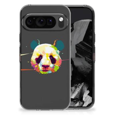 Google Pixel 9 Pro XL Telefoonhoesje met Naam Panda Color Google Pixel 9 Pro XL Telefoonhoesje met Naam Panda Color