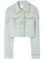 St. John Cropped tweed jack - Groen - thumbnail