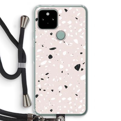 Terrazzo N°20: Pixel 5 Transparant Hoesje met koord