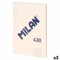 Notitieboekje Milan SERIE 1918 Beige A4 48 Lakens (3 Stuks)