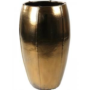 Moda pot high bloempot 53x53x92 cm goud