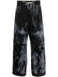 DARKPARK Daisy tie-dye wide-leg trousers - Noir