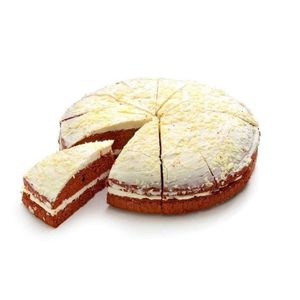 Red velvet dome cake 3 stuks