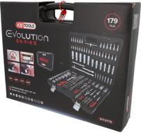 KS TOOLS dopsleutel set "evolution" socket wrench set 179tlg.