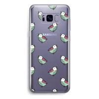 Vogeltjes: Samsung Galaxy S8 Plus Transparant Hoesje - thumbnail