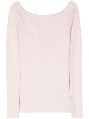 P.A.R.O.S.H. pull à design nervuré - Rose
