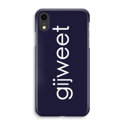 Gijweet: iPhone XR Volledig Geprint Hoesje