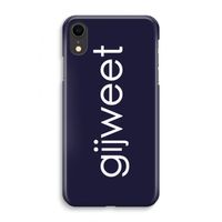 Gijweet: iPhone XR Volledig Geprint Hoesje