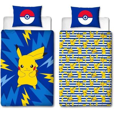 Dekbedovertrek set Pokémon 25 x 6 x 30 cm Multicolour Bed van 140 2 Onderdelen