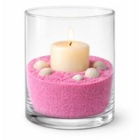 Rayher decoratie zand - 650ml - roze - hobby zandkorrels - sierzand