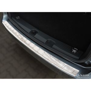 RVS Bumper beschermer passend voor Volkswagen Caddy V 2020- 'Ribs' AV235969