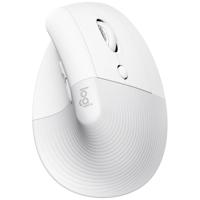 Logitech Lift for Mac Vertical Ergonomic Ergonomische muis, Muis Draadloos Optisch Lichtgrijs 6 Toetsen 4000 dpi Ergonomisch