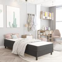 Boxspringframe stof grijs 80x200 cm