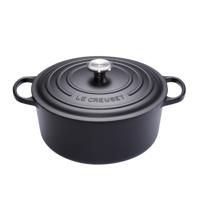 Le Creuset 21177260000430 steelpan 5,3 l Rond Zwart - thumbnail