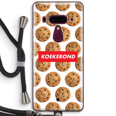 Koekerond: HTC U12+ Transparant Hoesje met koord