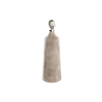 Vaas DKD Home Decor Kristal Roze Steen (19 x 19 x 59 cm)