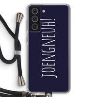 Joengneuh!: Samsung Galaxy S21 FE Transparant Hoesje met koord
