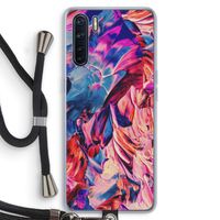 Pink Orchard: Oppo A91 Transparant Hoesje met koord