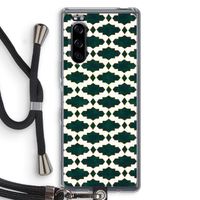 Moroccan tiles: Sony Xperia 5 Transparant Hoesje met koord